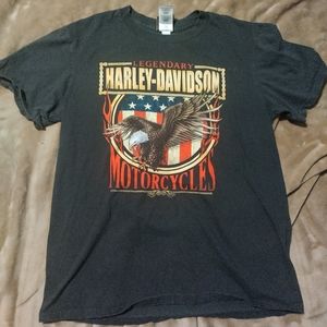 Rare Legendary Harley-Davidson Gettysburg battlefield tshirt Womens XL